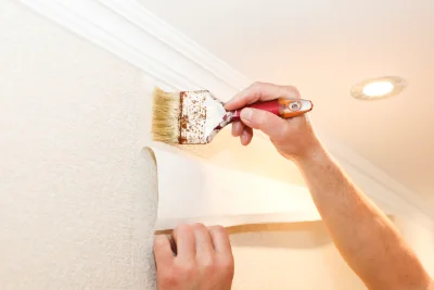 Pose de papier peint à Lambrey — revêtements muraux et toiles de verre